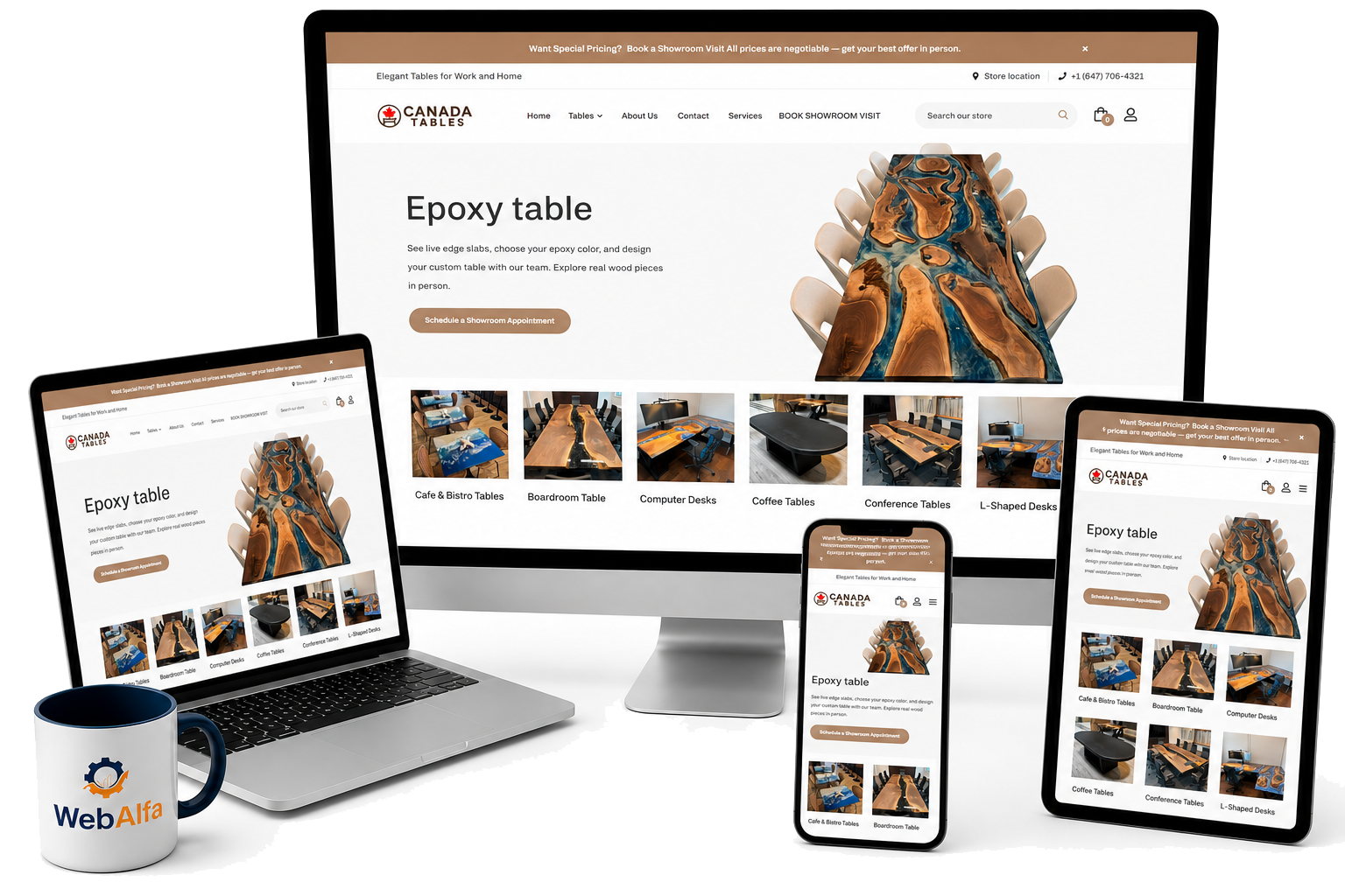 CanadaTables.com website — SEO case study