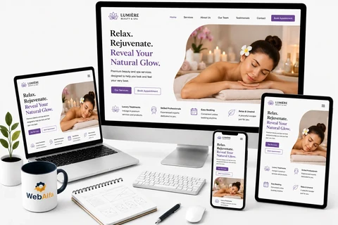 Web Development for beauty salons in Toronto